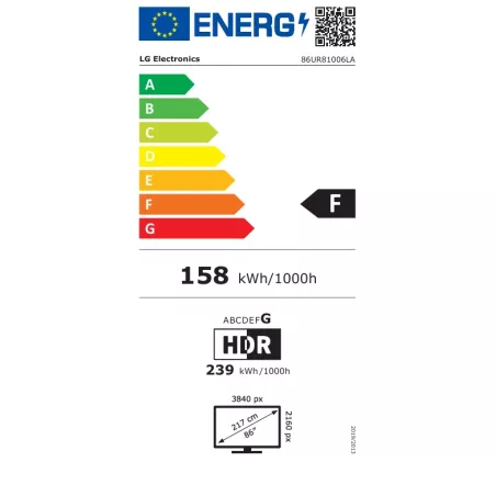 Télévision LG 86UR8100