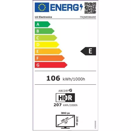 TV QNED 4K LG 75QNED86