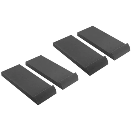 Coussin Anti-vibration Pour Enceintes Ibasenice - Mousse Acoustique 30x17x4 Cm, Noir - Isolation Phonique Et Stabilité