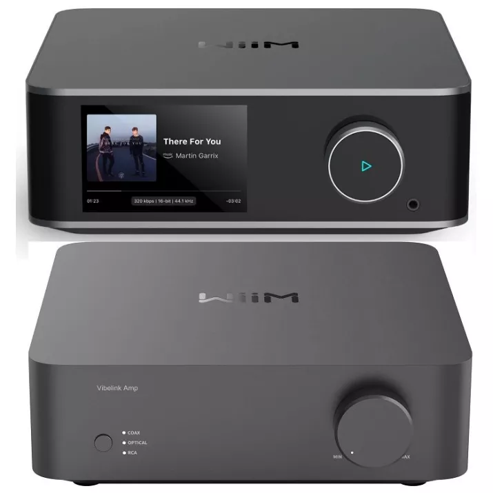 WiiM Ultra DAC avec Ampli WiiM Vibelink