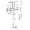 Multibrackets support TV motorise prix