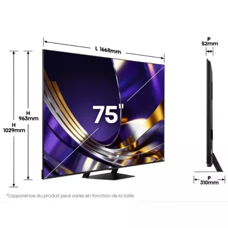 Hisense 75U7S PRO caracteristiques