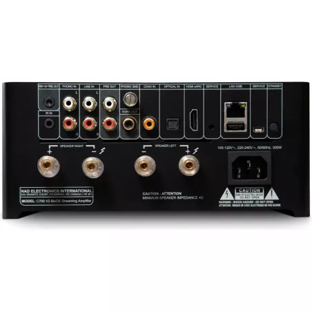 NAD C 700 V2 Connectique
