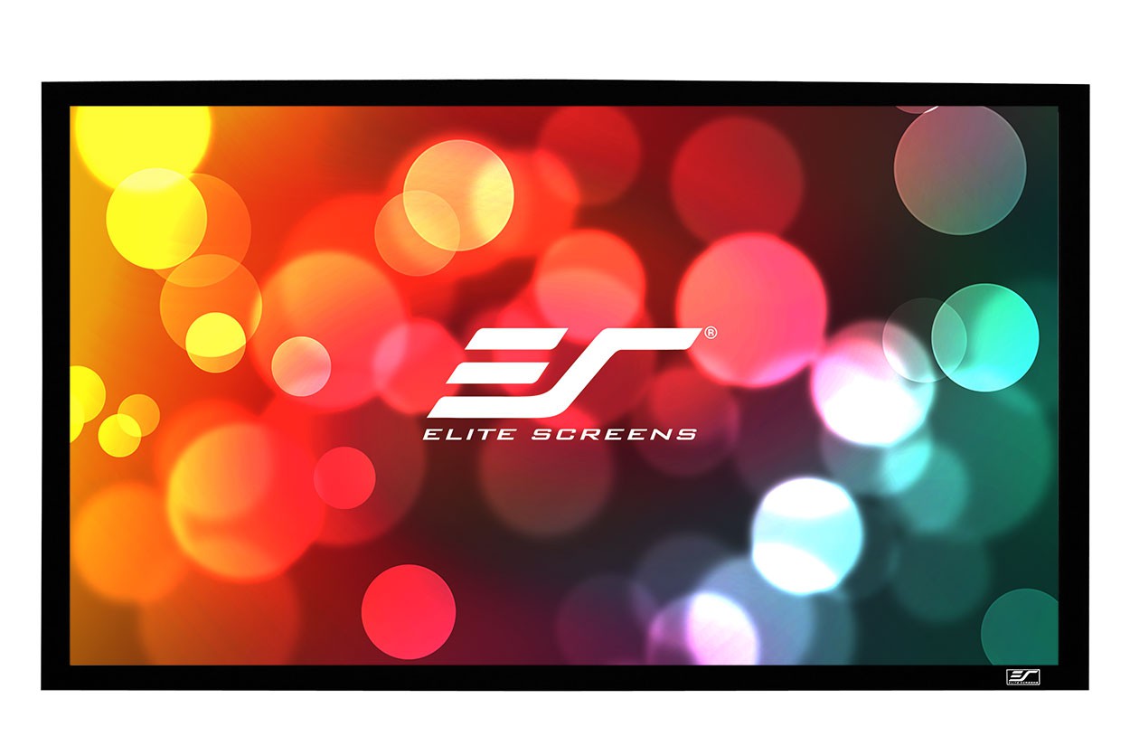 ELITE SCREENS  &Eacute;cran de projection &agrave; cadre en sable 135"" Format 16:9