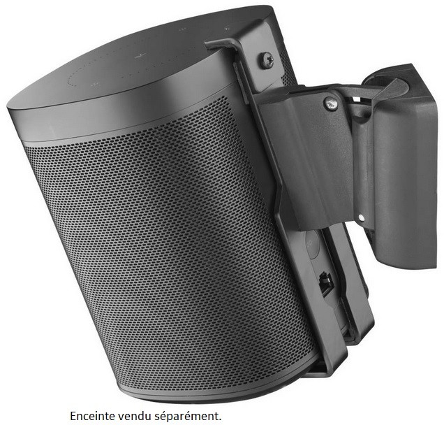 CAVUS Support Mural orientable pour Enceinte SONOS One - Noir 2291