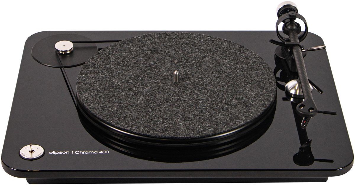 ELIPSON Platine vinyle  Chroma 400 Noir laqu&eacute;