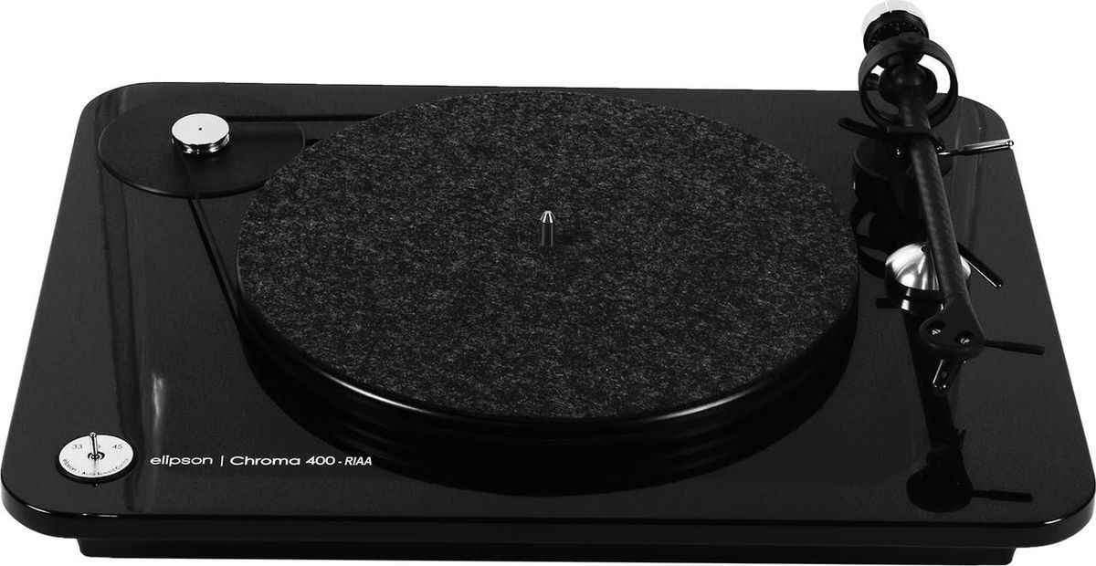 ELIPSON  CHROMA 400 RIAA - Platine - noir laqu&eacute; 