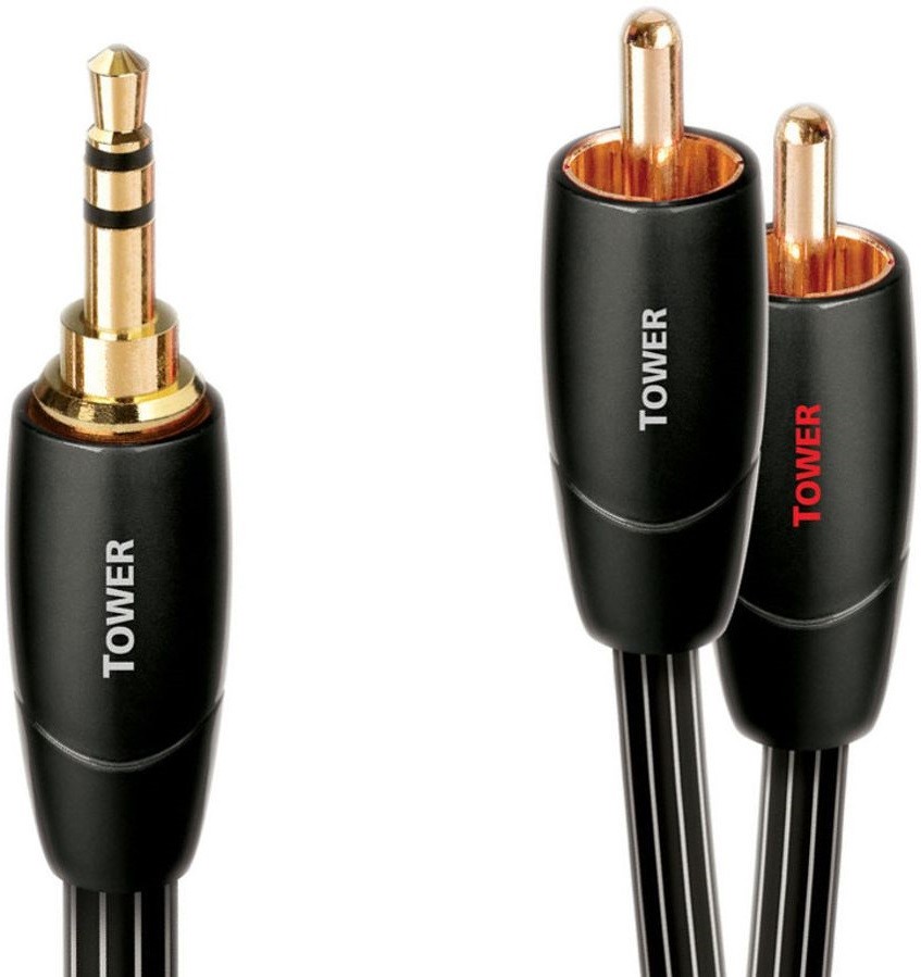 AUDIOQUEST C&acirc;bles jack/mini-jack  Tower mini-jack RCA (1,5 m) 