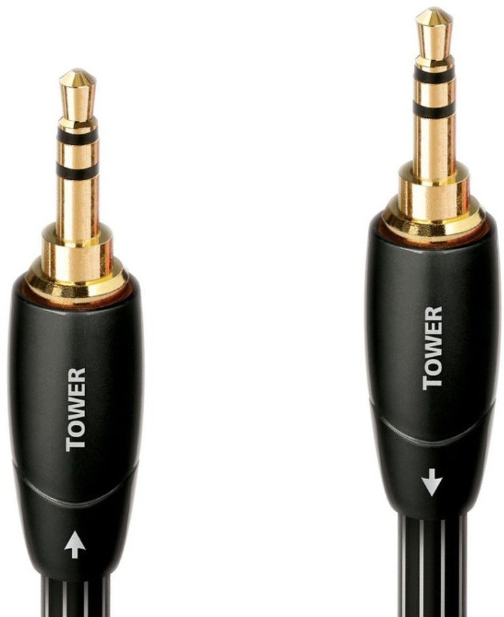 AUDIOQUEST C&acirc;bles jack/mini-jack  Tower mini-jack M&acirc;le/M&acirc;le (1,5 m)