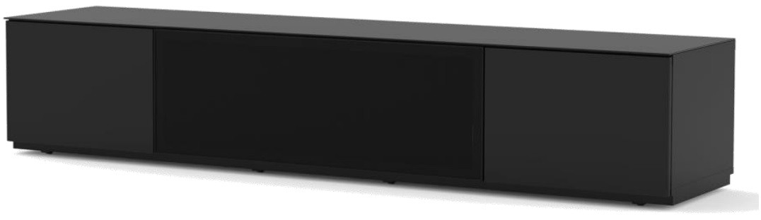 MELICONI SONOROUS Meuble TV Studio 200 portes verre tremp&eacute;