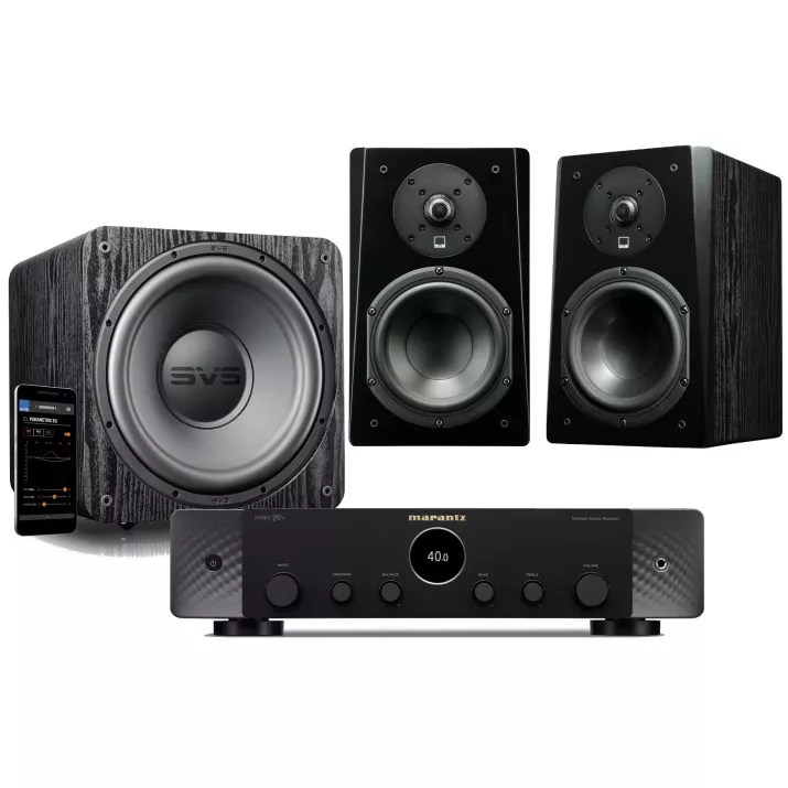 Système cinéma 2.1 SVS Prime Bookshelf