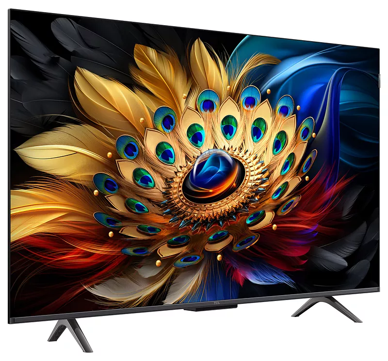 TCL TV QLED  75C69B 189 cm 4K UHD 2024 Aluminium bross&eacute;