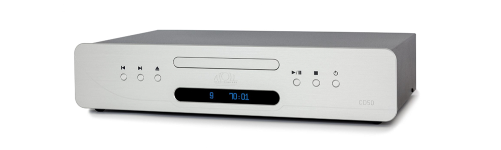 CD Atoll CD50 Evolution : Triple alimentation (4,6/30/1,6 VA), 8 régulations, pour un bruit de fond minimal (113 dB).