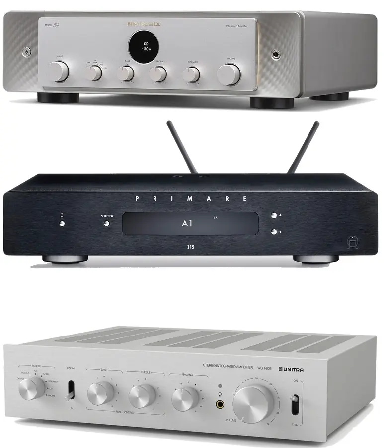 Présentation des amplis Primare I15 MKII Prisma, Unitra WSH-605 et Marantz Model 30