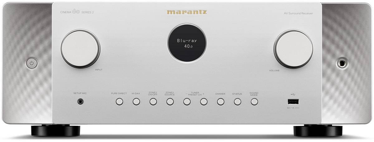Le Marantz CINEMA 60 série 2 délivre une puissance de 100 Watts.