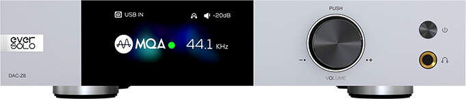 Le convertisseur Eversolo DAC-Z6 est compatible avec les fichiers PCM 32 bits 768 kHz et DSD512 Natif.