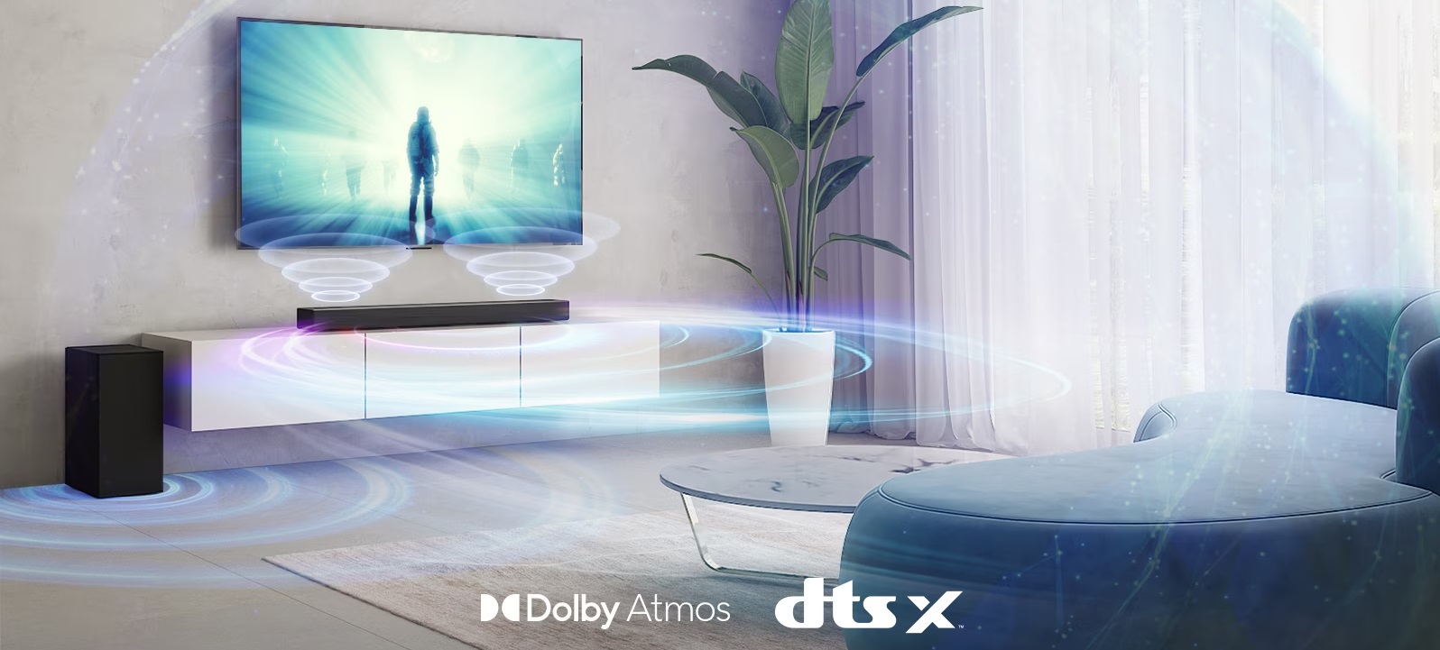 Barre de son compatible Dolby Atmos et DTS-X