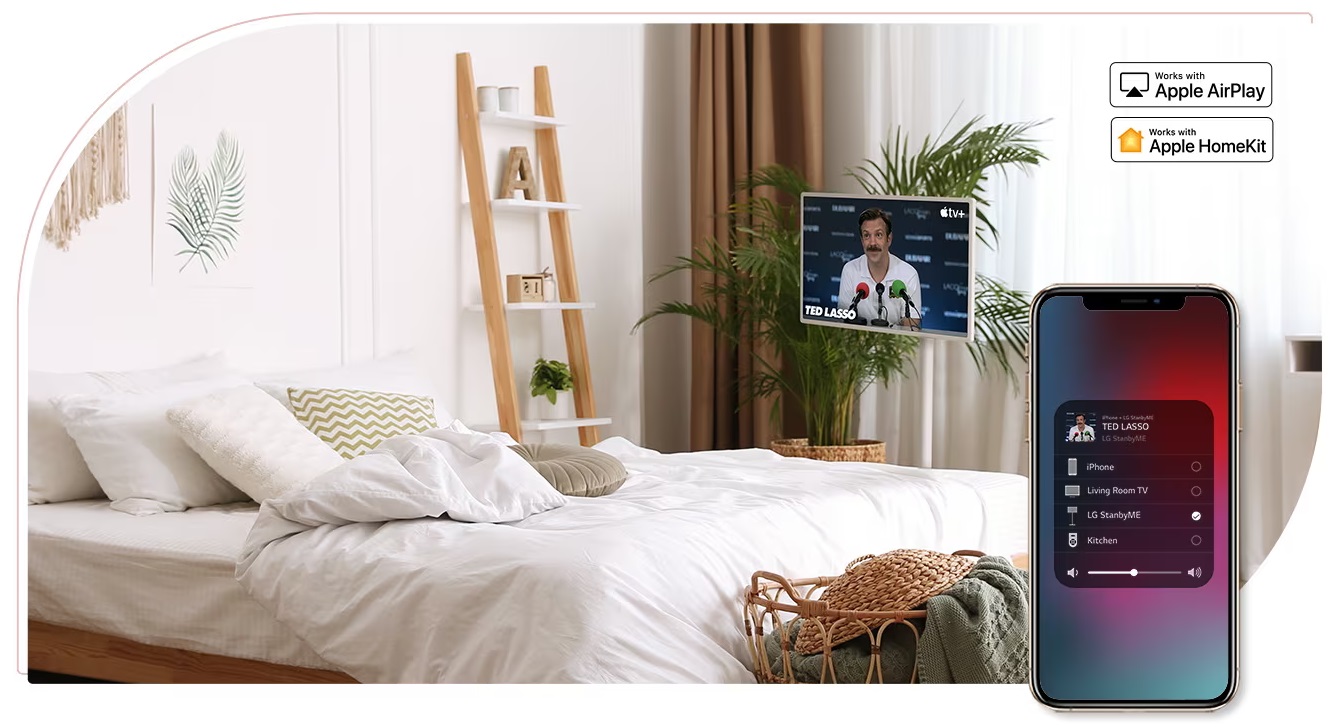 Le téléviseur LG StanbyME prend en charge AirPlay 2.