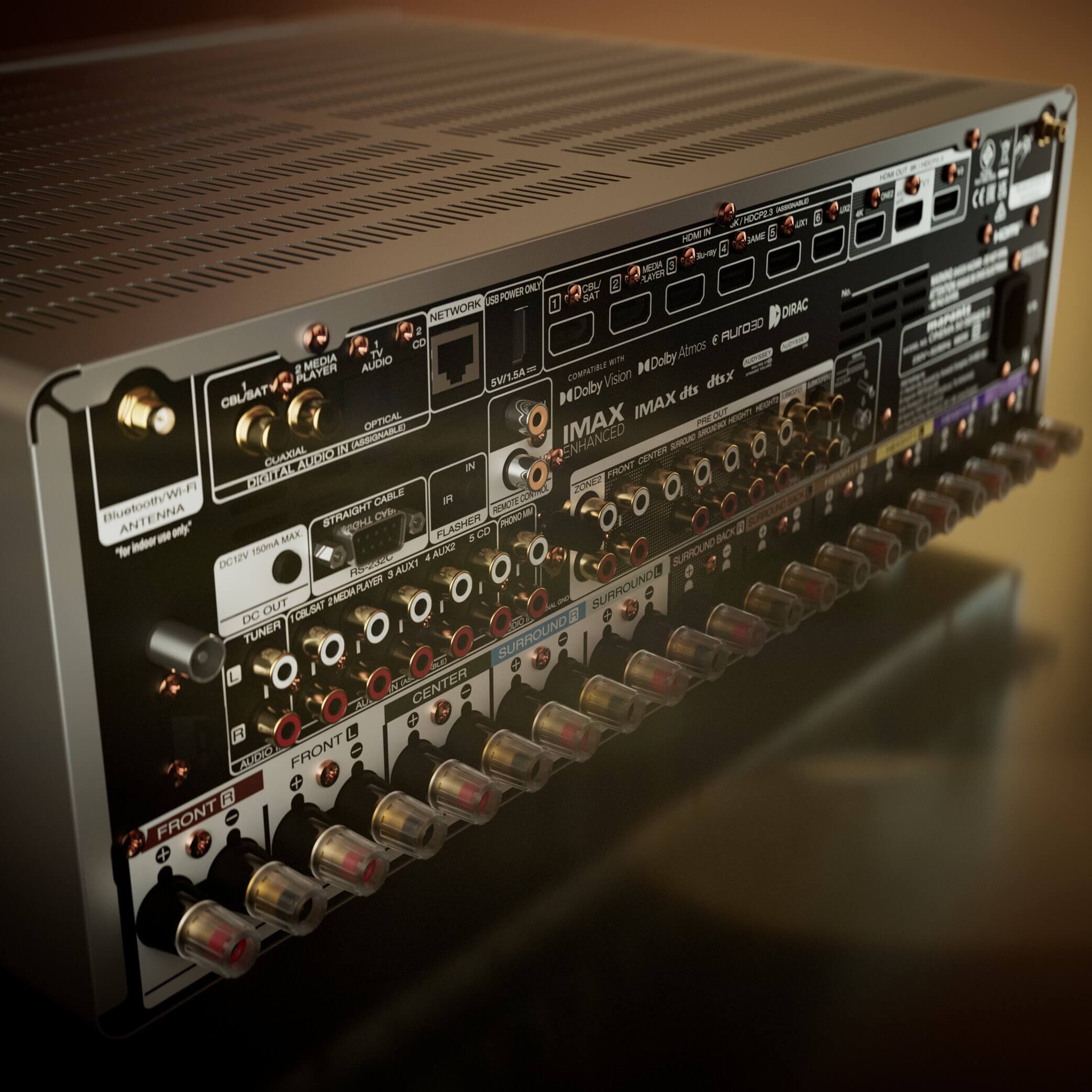 L'ampli Marantz CINEMA 50s Série 2 intègre la technologie Heos.