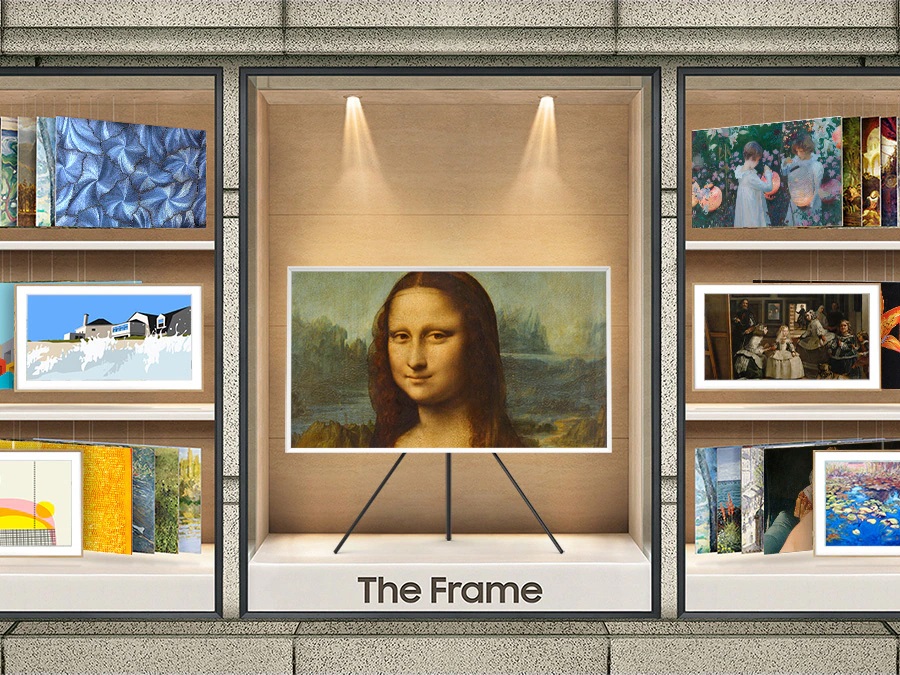 Grâce à l'abonnement ART Store le Samsung TQ32LS03C peut afficher une large collection d'œuvres d'art.