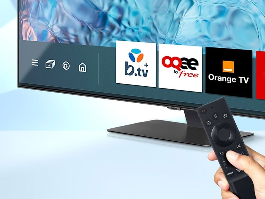 TV Samsung TQ65Q80C est compatible avec les applications TV de votre opérateur télécom