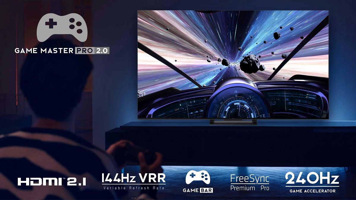 le TV TCL 65C649 offre une connectique HDMI 2.1 et la fonctionnalité ALLM.
