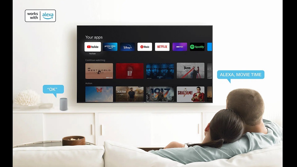 Le TV TCL 65C849 est compatible Alexa.