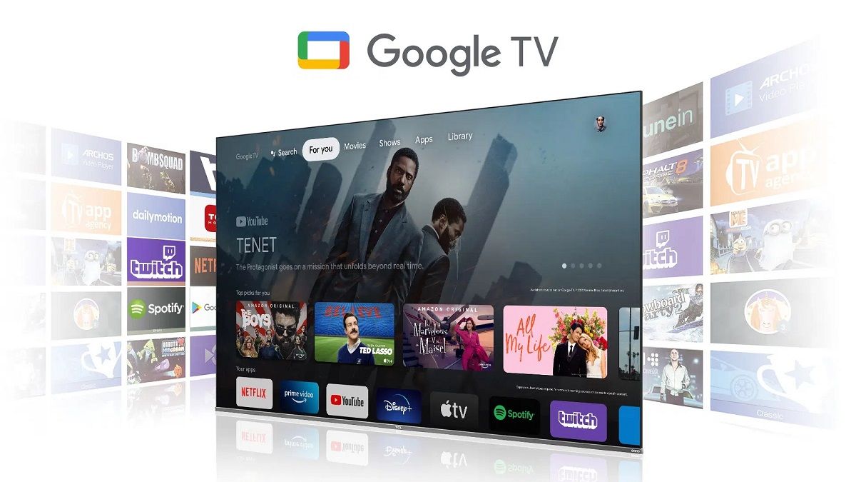 Le TCL 85C649 offre une interface Google TV.
