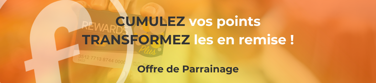 Cumulez les points fidélité